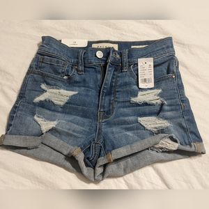 NWT PacSun Women's Denim Distressed Shorts